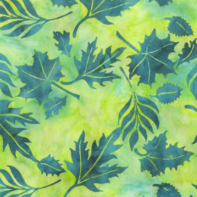 Anthology Batiks - Jacqueline de Jonge - Spring - Leaves - green