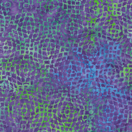 Anthology Batiks - Quiltessentials - Grid - Violet