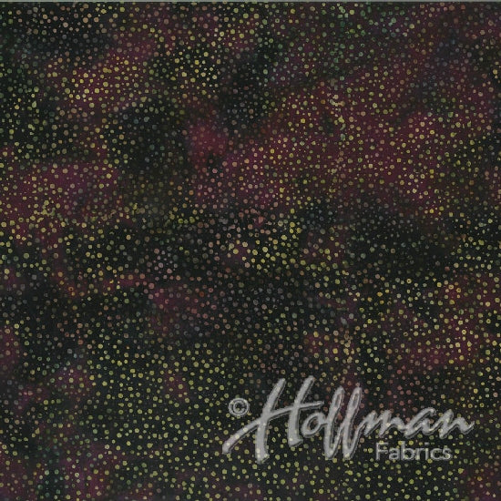 Hoffman Fabrics - 885 Dot Batiks - Zinfandel
