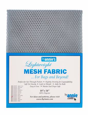 Lightweight Mesh Fabric Pewter 18x54in