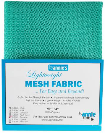Mesh Lite Weight Turquoise 18in x 54in