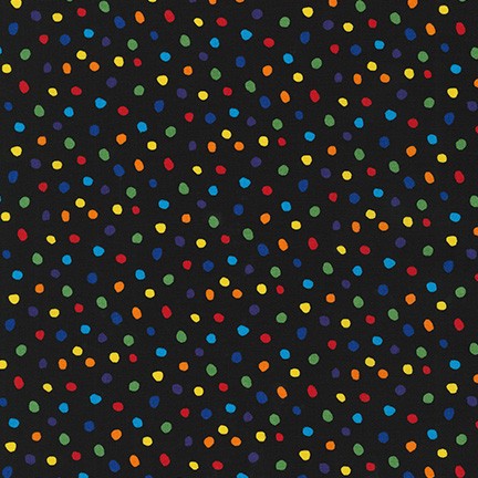 Robert Kaufman - Dot and Stripe Delights - Medium Dot Multi