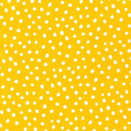 Robert Kaufman - Dot and Stripe Delights - Medium Dot Yellow