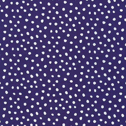 Robert Kaufman - Dot and Stripe Delights - Medium Dot Purple
