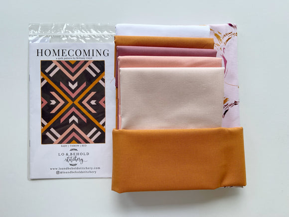 Homecoming Baby Quilt Kit - Girl